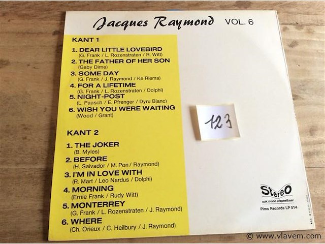 Lp j raymond - afbeelding 2 van  2