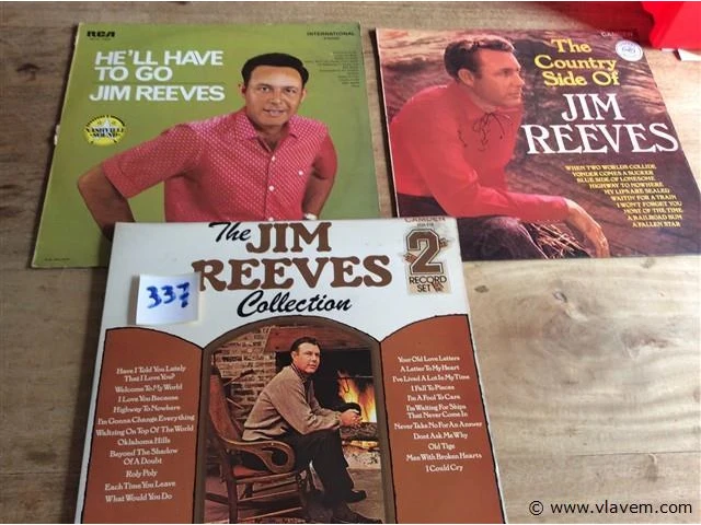 Lp jim reevers 3stuks - afbeelding 1 van  2