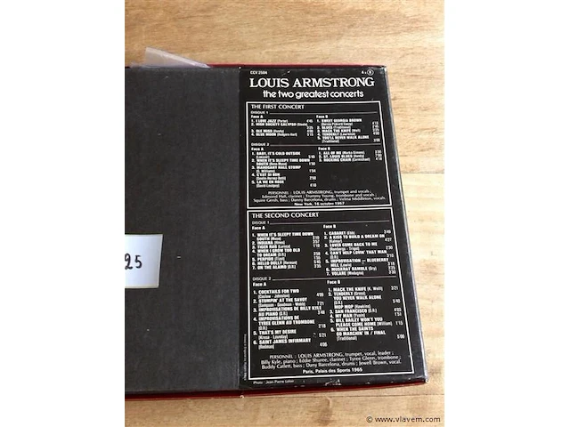 Lp louis armstrong - afbeelding 2 van  2