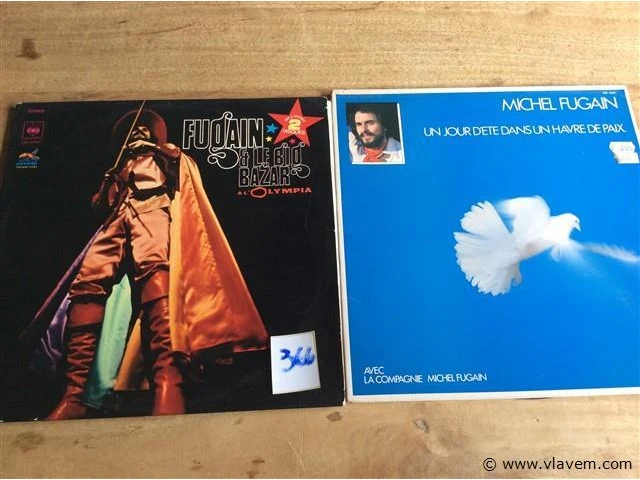 Lp michel fugain 2stuks - afbeelding 1 van  2