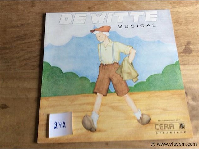 Lp musical " de witte" - afbeelding 1 van  2