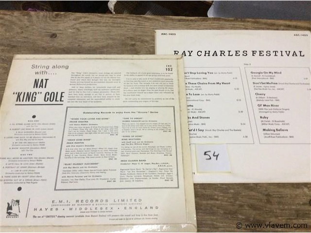 Lp nat king cole + - afbeelding 2 van  2