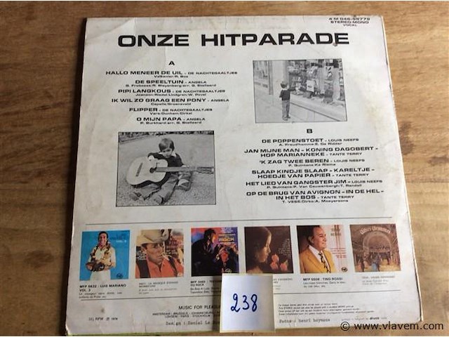 Lp onze hitparade - afbeelding 2 van  2