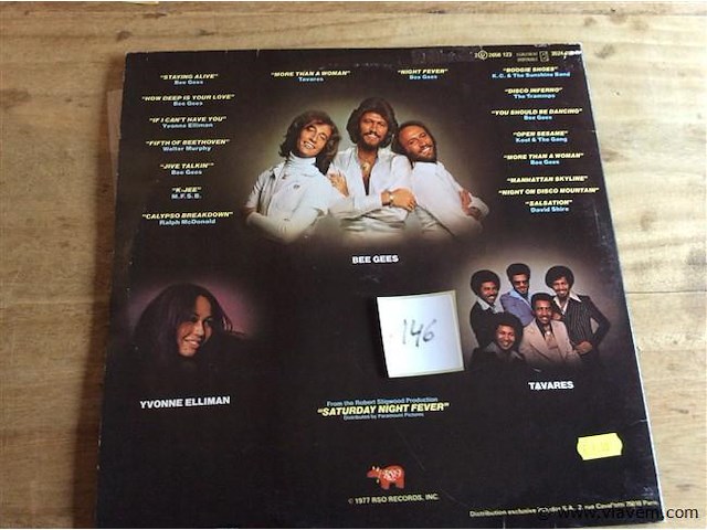 Lp saturday night fever - afbeelding 2 van  2