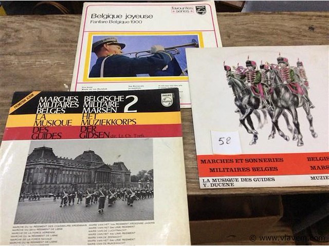 Lp's belgische militairen - afbeelding 1 van  2