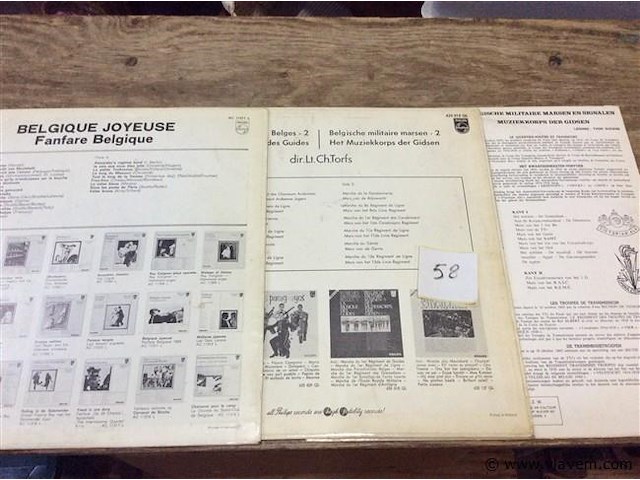 Lp's belgische militairen - afbeelding 2 van  2
