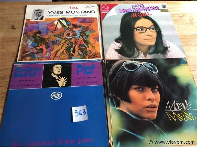 Lp's divers 4stuks frans - afbeelding 1 van  2