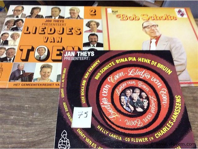Lp's jan theys + 3stuks - afbeelding 1 van  2