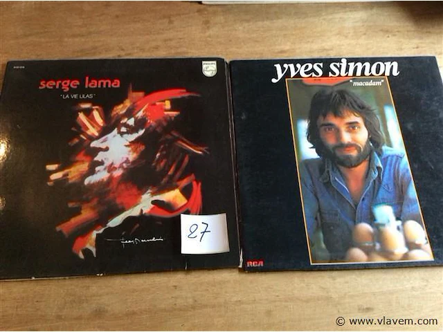 Lp's serge lama… 2stuks - afbeelding 1 van  1