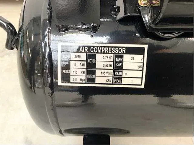 Luchtcompressor 24l model 3599 - afbeelding 9 van  15