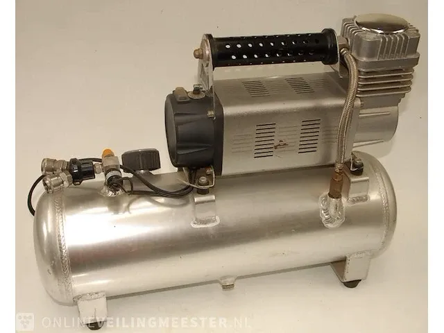 Luchtcompressor, aluminiumtank - afbeelding 2 van  3