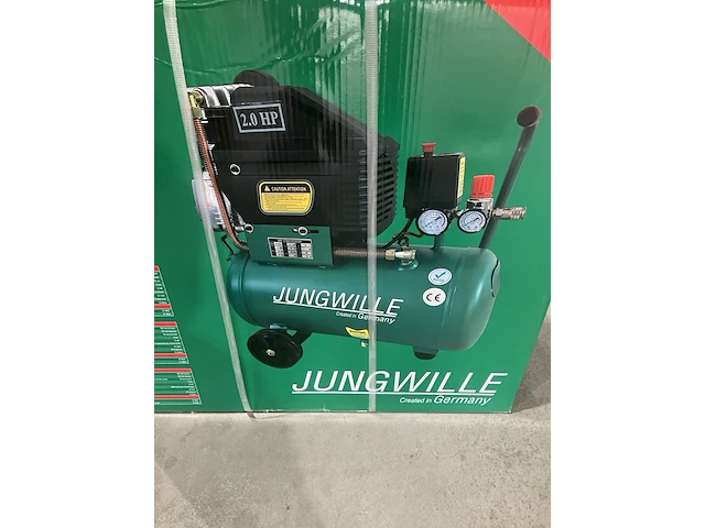 Luchtcompressor, jungwille, jw-2024, groen - afbeelding 2 van  4