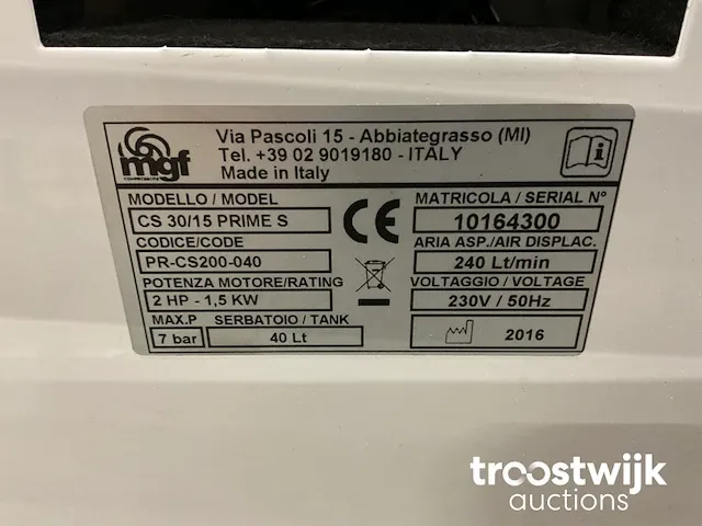 Luchtcompressor - afbeelding 7 van  7