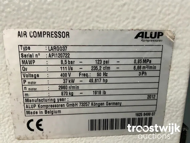 Luchtcompressor - afbeelding 5 van  5