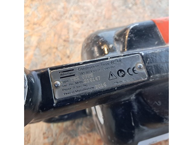 Luchthamer 10kg atlas copco, tex 09 pe, bouwjaar 2017 - afbeelding 4 van  4