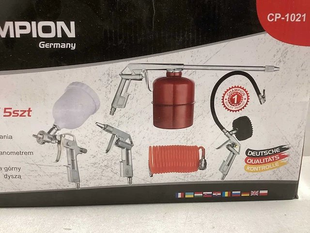 Luchtpistool accessoires - 5m slang - 5-delig - afbeelding 3 van  3
