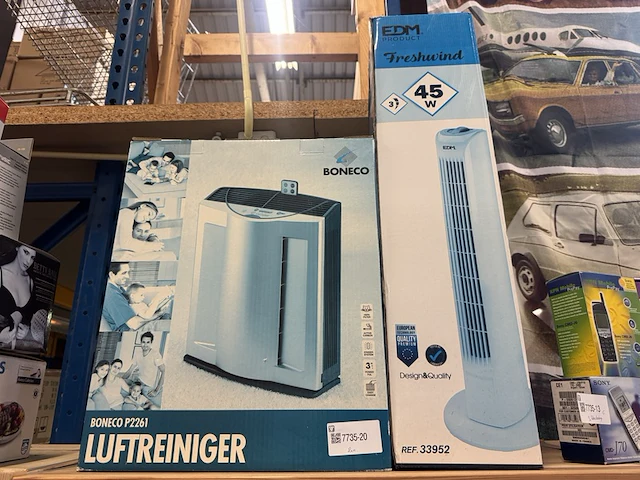 Luchtreiniger, 1x torenventilator boneco, edm - afbeelding 1 van  3