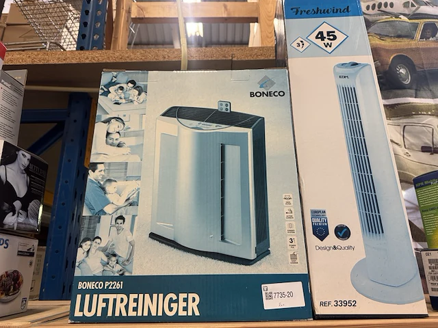 Luchtreiniger, 1x torenventilator boneco, edm - afbeelding 2 van  3