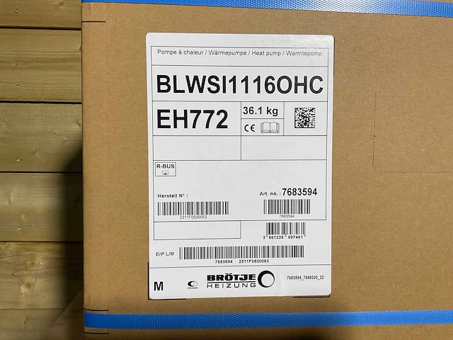 Lucht/water-warmtepomp - 11 kw - blw split (c) (4x) - afbeelding 2 van  7