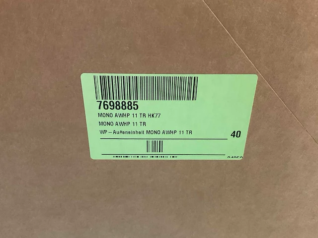 Lucht/water-warmtepomp 11 kw - blw mono-k compact - afbeelding 9 van  12