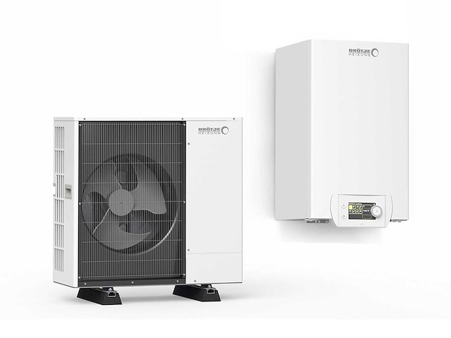 Lucht/water-warmtepomp 11kw - blw mono met verwarmingselement (4x) - afbeelding 1 van  10