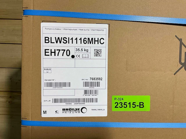Lucht/water-warmtepomp 16 kw - blw split (c) - met verwarmingselement (4x) - afbeelding 3 van  11