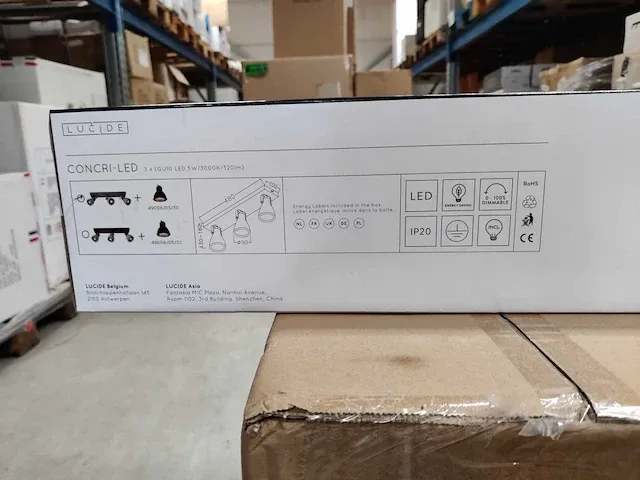 Lucide - concri-led - 12160/14/67 - plafondlampen (4x) - afbeelding 5 van  8