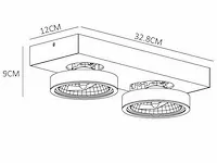 Lucide - nenad ar111 - 08425/04/31 - plafondlampen (10x) - afbeelding 3 van  7