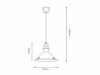 Lucide - tonga - hanglamp (6x) - afbeelding 3 van  7