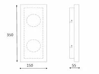 Lucide - winx-led - 12160/14/67 - wandlampen (6x) - afbeelding 4 van  8