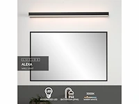 Lucide alexa wandlamp badkamer led 1x13w 3000k ip44 zwart 04210/13/30 - afbeelding 3 van  6