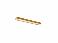 Lucide alexa wandlamp badkamer led 1x8w 3000k ip44 mat goud / messing - afbeelding 1 van  1