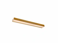 Lucide alexa wandlamp badkamer led 1x8w 3000k ip44 mat goud messing - afbeelding 1 van  1