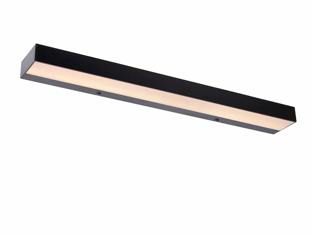 Lucide alexa wandlamp badkamer led 1x8w 3000k ip44 zwart - afbeelding 1 van  4