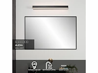 Lucide alexa wandlamp badkamer led 1x8w 3000k ip44 zwart - afbeelding 3 van  4
