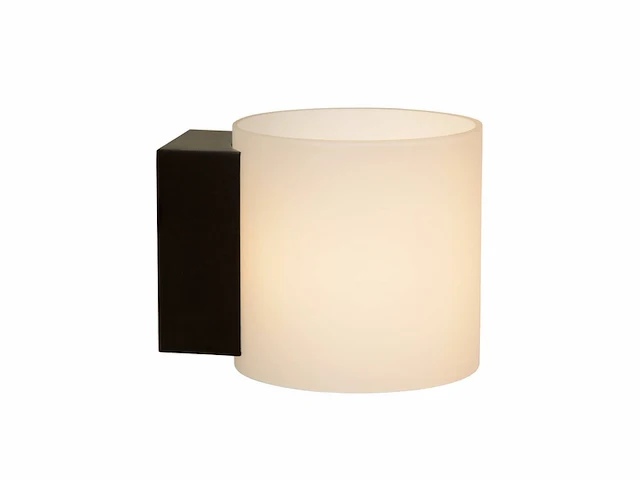 Lucide badkamer wandlamp jelte ip44 zwart - afbeelding 1 van  2