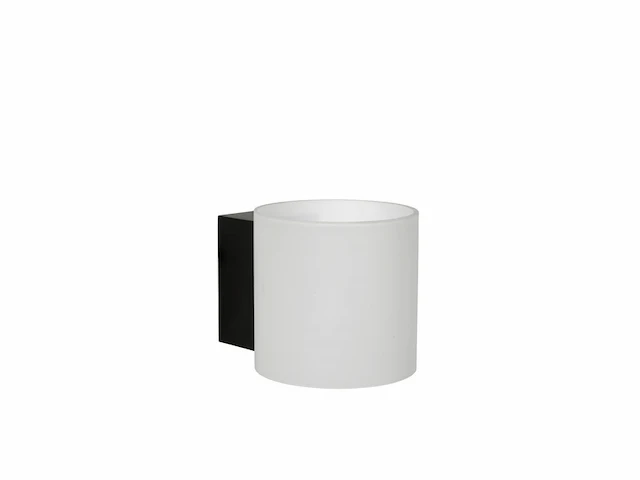 Lucide badkamer wandlamp jelte ip44 zwart - afbeelding 2 van  2