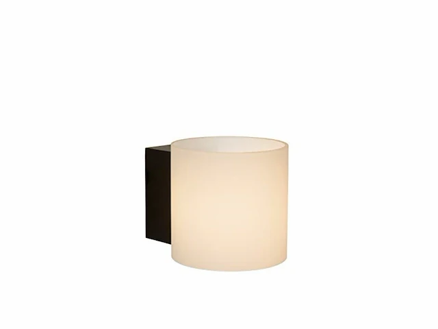 Lucide badkamer wandlamp jelte ip44 zwart - afbeelding 1 van  4