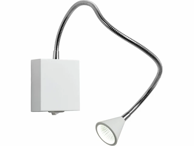 Lucide buddy bedlamp / wandlamp led 1x4w 4000k wit - afbeelding 2 van  3