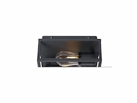 Lucide carlyn plafondlamp badkamer 2xe14 ip54 zwart - afbeelding 4 van  4
