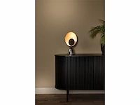 Lucide castamar - tafellamp - 255 cm - led - 1x8w 2100k - chroom - afbeelding 3 van  3