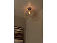 Lucide danza plafondlamp 40 cm 1xe27 mat goud/messing - afbeelding 2 van  2