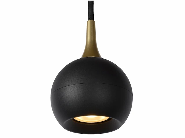 Lucide favori hanglamp 9 cm 1xgu10 zwart - afbeelding 2 van  4
