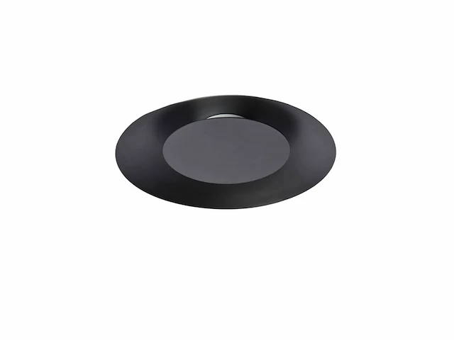 Lucide foskal - plafonniere - 34,5 cm - led - 1x12w 2700k - zwart - afbeelding 3 van  4