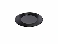 Lucide foskal - plafonniere - 34,5 cm - led - 1x12w 2700k - zwart - afbeelding 3 van  4