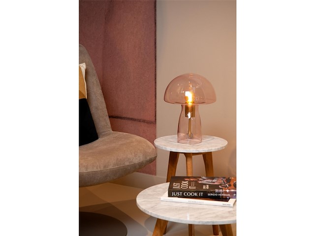 Lucide fungo tafellamp 1xe27 roze 10514/01/66 - afbeelding 2 van  3