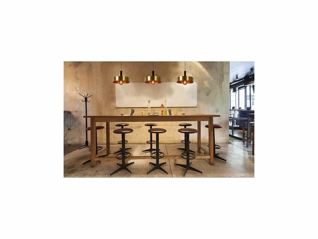 Lucide giada hanglamp 40 cm 1xe27 mat goud/messing - afbeelding 2 van  3