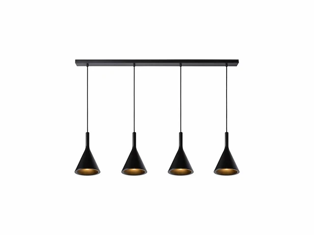 Lucide gipsy - hanglamp - zwart - afbeelding 1 van  2