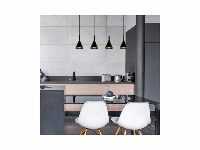 Lucide gipsy - hanglamp - zwart - afbeelding 2 van  2