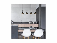 Lucide gipsy - hanglamp - zwart - afbeelding 2 van  2